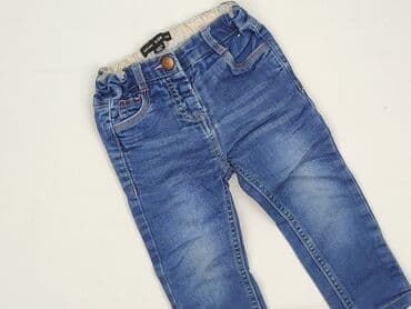 lidl sukienki letnie: Denim pants, 9-12 months, condition - Very good — 1