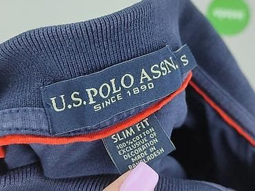 bluzy goth: Us Polo Assn, Koszulka polo dla mężczyzn, rozmiar S — 4