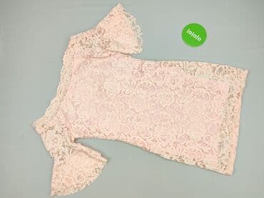 sukienki na wesele z koronką pudrowy róż: Sukienka damska, rozmiar S — 3