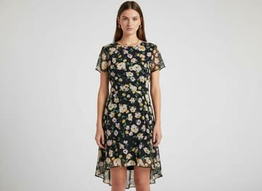 sukienka z tiulowymi rękawami bershka: Bershka, Women`s dress, size XS — 1