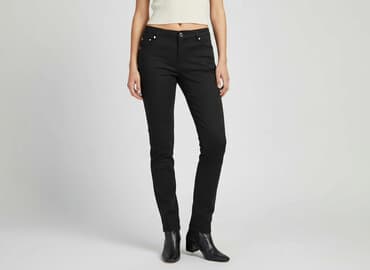 legginsy woskowane push up: Spodnie materiałowe damskie, rozmiar XS — 7