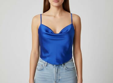 terranova spodnie z wysokim stanem: Terranova, Top damski, rozmiar M — 7