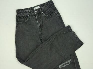 jeansy straight i regular damskie samsoe samsoe: Bershka, Jeansy damskie, S — 1