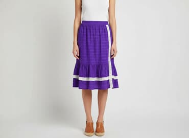 fioletowa spódnice maxi: Spódnica damska, rozmiar S — 5