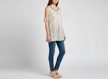 h m tunika: Marks & Spencer, Tunika damska, rozmiar S — 6