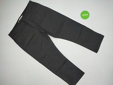 cheap black: In Extenso, Spodnie materiałowe damskie, rozmiar 4XL — 2