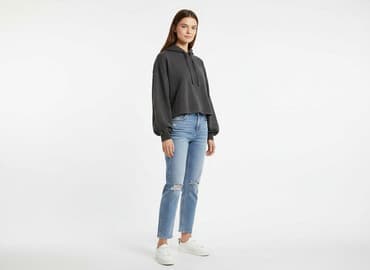 zara bluza czarna: Zara, Bluza z kapturem damska, rozmiar S — 6