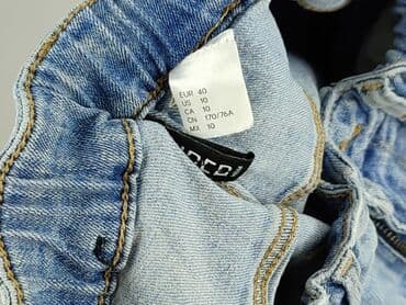 dżinsy push up z wysoką talią: H&M, Jeansy damskie, rozmiar L — 4