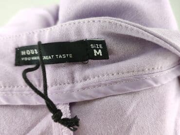 liliowy garnitur damski: House, Spodnie materiałowe damskie, rozmiar M — 4