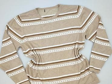 beżowy: Sweter damski, rozmiar 4XL — 1