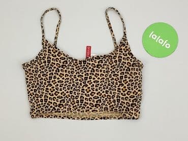 spodnie w panterkę h m: H&M Divided, Top damski, rozmiar S — 2