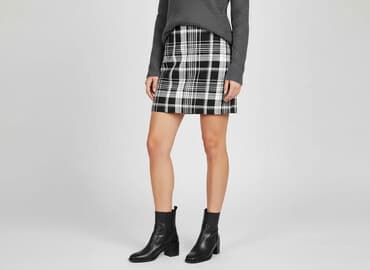 spódnice w kratę dopasowana: Amisu, Spódnica damska, rozmiar S — 1