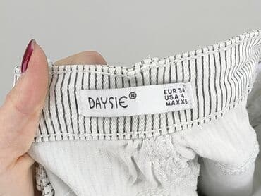 biale szerokie jeansy: Daysie, Jeansy damskie, rozmiar XS — 4