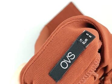 woskowane legginsy z wysokim stanem zara: Ovs, Spodnie materiałowe damskie, rozmiar S — 4