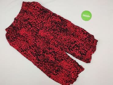 spodnie w krowie łaty: Material trousers for women, size One size — 4