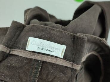 dżinsy z marynarką: Classic, Spodnie materiałowe damskie, XL — 5