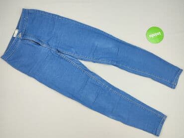 woskowane jeansy z wysokim stanem: Jeansy damskie, rozmiar M — 2