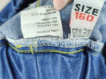 джинсова куртка: Jeans, 13 years, 158, condition - Very good — 5