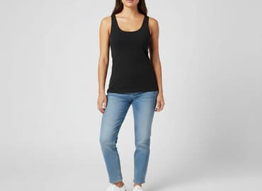 bluzka h m basic: H&M, Top damski, rozmiar S — 7