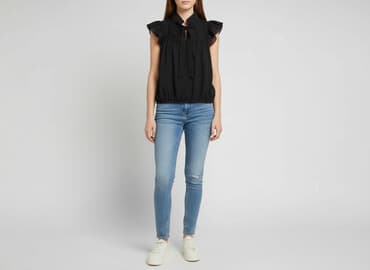 bluzka ze ściągaczem h m: H&M Divided, Bluzka damska, rozmiar M — 1