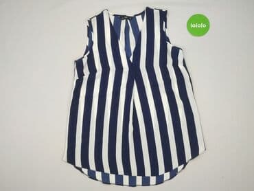 koszulka w niebieskie paski: F&F, Bluzka damska, M — 2