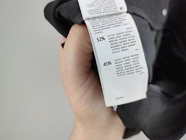 Material trousers for women, size S — 6