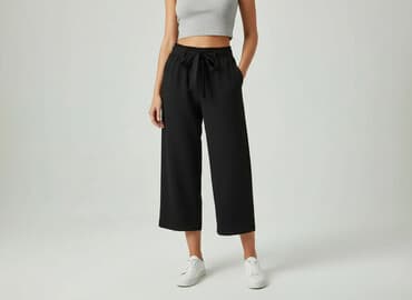 kuloty damskie jeansy: Spodnie 3/4 damskie, rozmiar S — 5