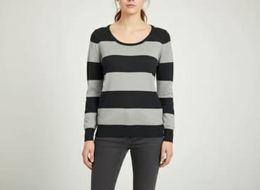 sweter hm w paski: H&M, Sweter damski, rozmiar M — 1