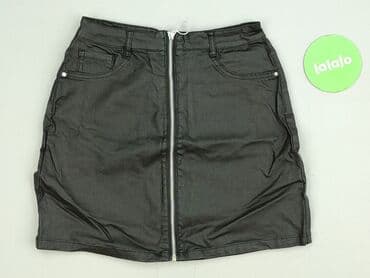 spódnice woskowana czarne: Denim Co, Spódnica damska, rozmiar S — 2