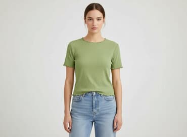 zielona koszulka zara: UP2Fashion, T-shirt damski, rozmiar M — 7