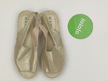 jasne sandałki: Sandały damskie, rozmiar 39 — 2