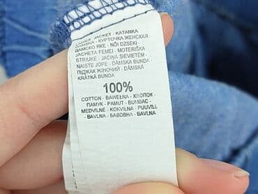 mohito kurtka jeansowa z nadrukiem: Sinsay, Women`s jeans jacket, size M — 6