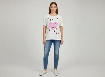 czerwona koszula damska reserved: Reserved, Women`s T-shirt, size S — 1