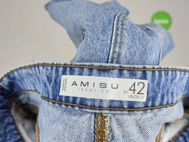 spodenki jeansowe z wysokim stanem pull and bear: Denim Co, Szorty damskie, rozmiar XL — 4
