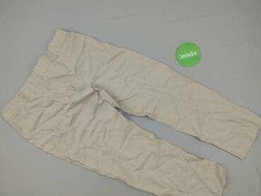 spódnico spodnie lniane: Spodnie materiałowe damskie, rozmiar XL — 4