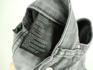 baggy grey jeans: H&M, Jeansy damskie, rozmiar L — 5