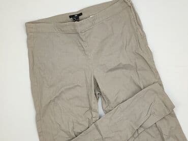 spodnie woskowane beż: H&M, Spodnie materiałowe damskie, rozmiar L — 1