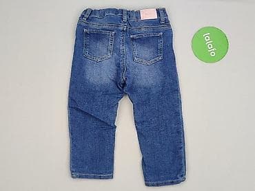 dresy mango: Spodnie jeansowe, H&M, 12-18 miesięcy, stan - Bardzo dobry — 3