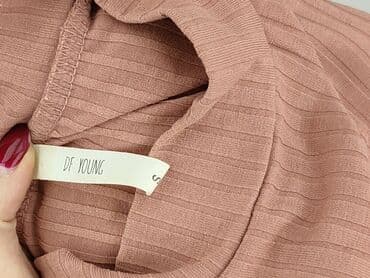 koszulka w niebieskie paski: T-shirt damski, rozmiar S — 4