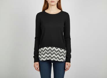 buty na koturnie z futerkiem: F&F, Sweter damski, rozmiar L — 6