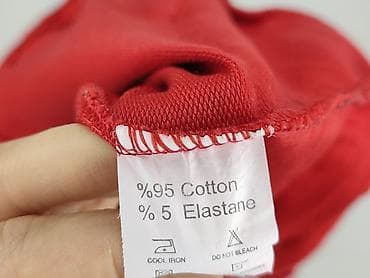 czerwony sweter h: Bluza z kapturem damska, rozmiar S — 6