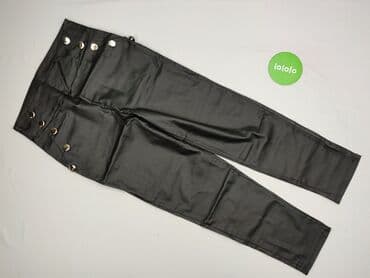 c a spodnie damskie z wysokim stanem: Spodnie materiałowe damskie, rozmiar S — 3