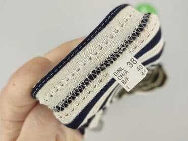 prazkowana sukienki: T-shirt damski, rozmiar M — 5