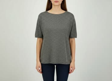 szara bluzka damska: Bluzka damska, rozmiar One size — 7