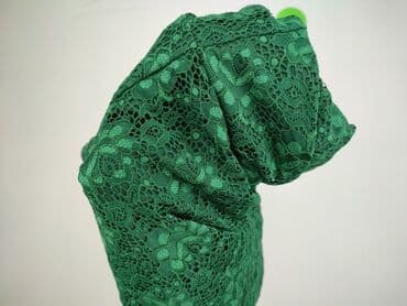 sukienka maxi butelkowa zieleń długi rękaw: Sukienka damska, rozmiar M — 7