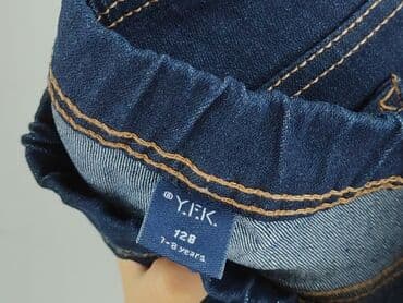 komplet legginsy i bluzka: Jeans, Y.F.K., 8 years, 122/128, condition - Perfect — 4