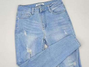 straight blue jeans: Jeansy damskie, rozmiar L — 1
