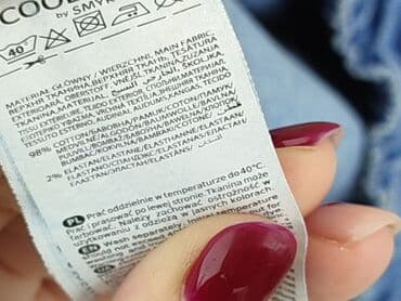 legginsy z cwiekami: Spodnie jeansowe, Cool Club, 12 lat, 152, stan - Bardzo dobry — 5