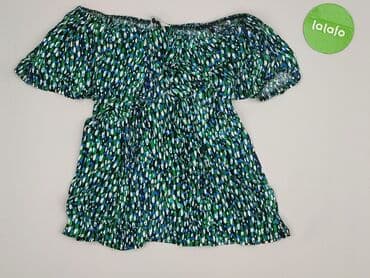 bluzka z odkrytym ramieniem allegro: Blue shadow, Bluzka damska, rozmiar S — 2