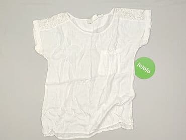 hm bluzki z krótkim rękawem: H&M L.O.G.G., Bluzka damska, rozmiar S — 2